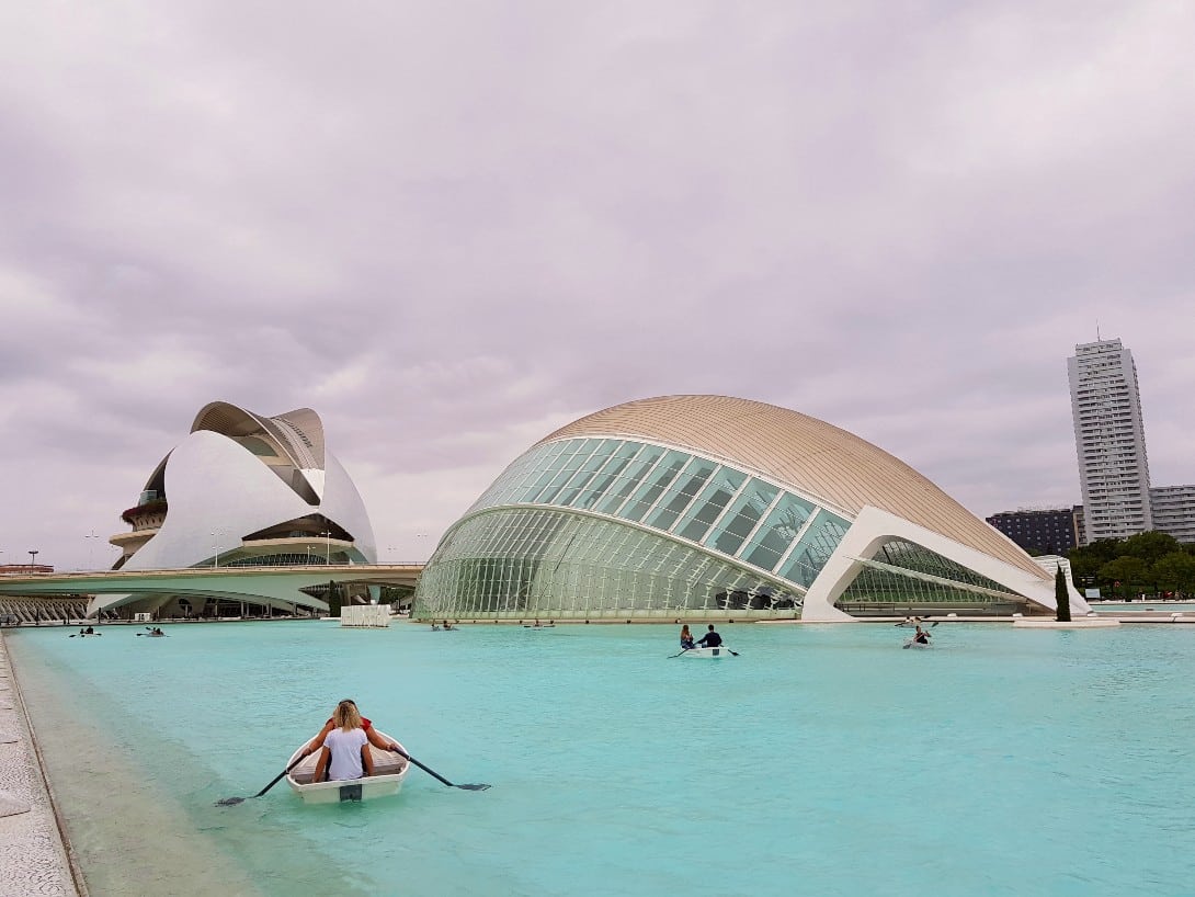 În Orașul Artelor și Științelor Valencia s-au reluat activitățile cu barca și caiacul